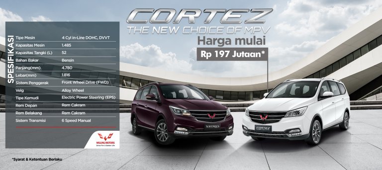 Image Mobil Wuling Cortez: Spesifikasi dan Harga Resmi