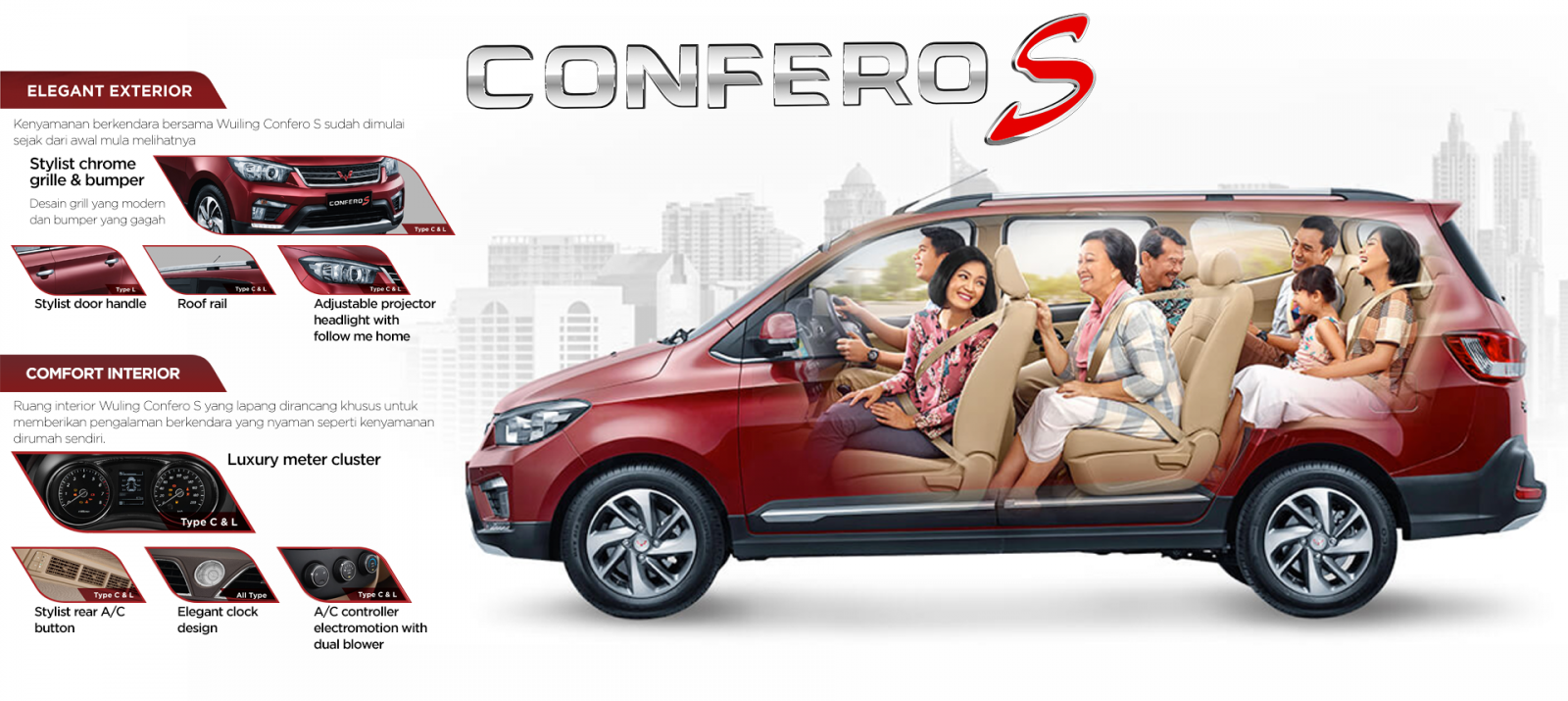 Image Review Mobil Wuling Confero, Mobil MPV Berkualitas