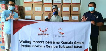 Image Wuling Bersama Kumala Group Peduli Sulawesi Barat