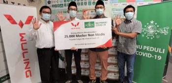 Image Wuling Donasikan 25.000 Masker Kepada Satgas NU Peduli Covid-19