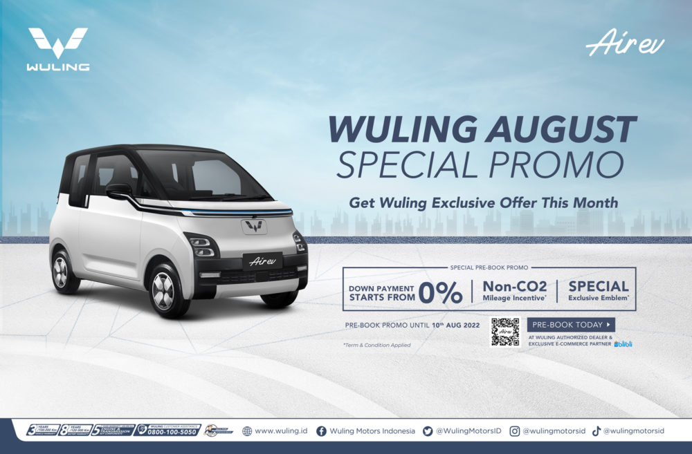 Promo Wuling Air ev di GIIAS 2022 1000x657