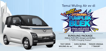 Image Wuling Air ev Tampil di Otobursa Tumplek Blek 2022