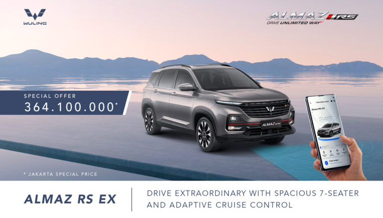 Image Almaz RS EX, Flagship SUV Wuling with Special Offers and Various Modern Features