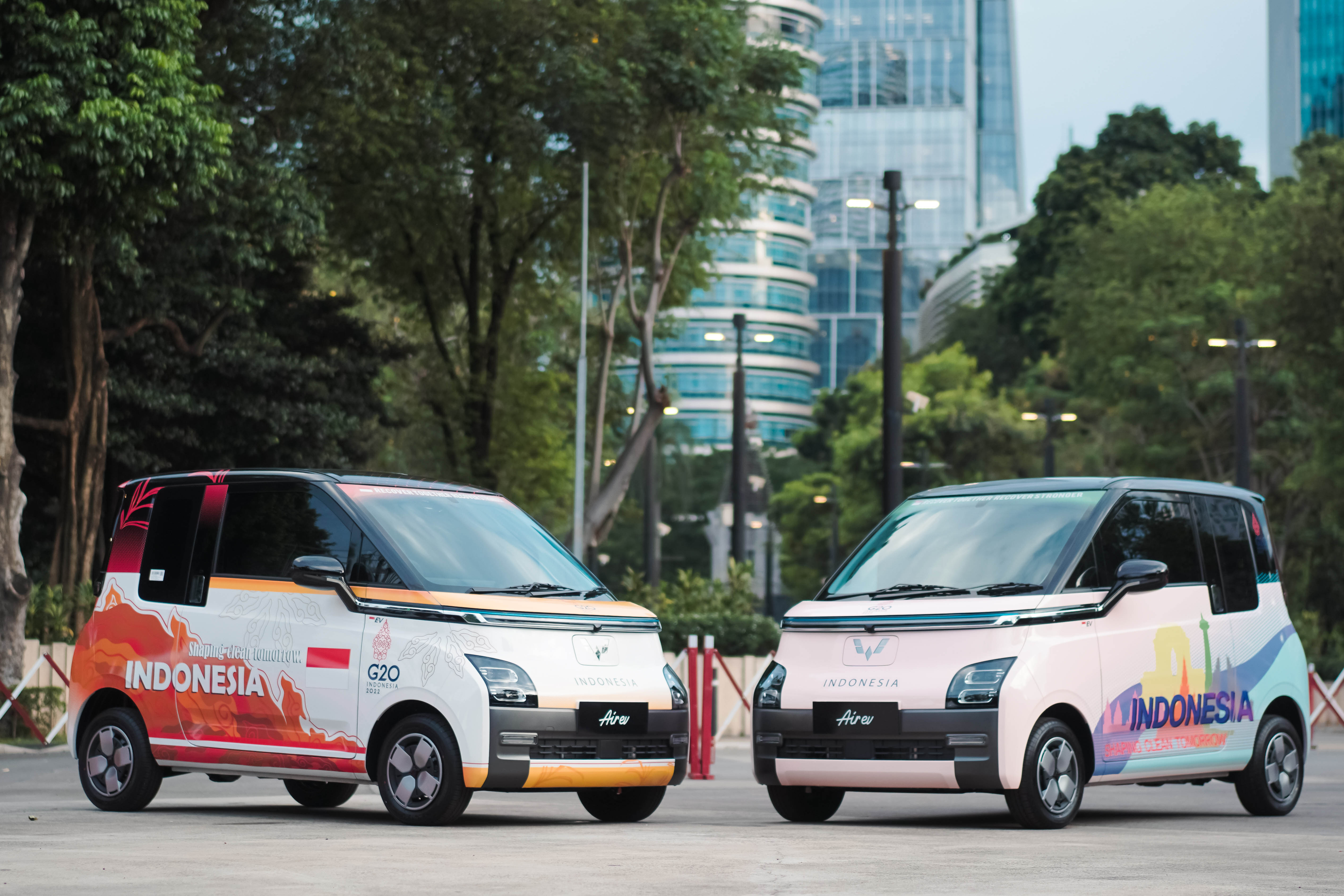 Image Wuling Uses Special Livery for 300 Air ev as The Official Car G20 Summit