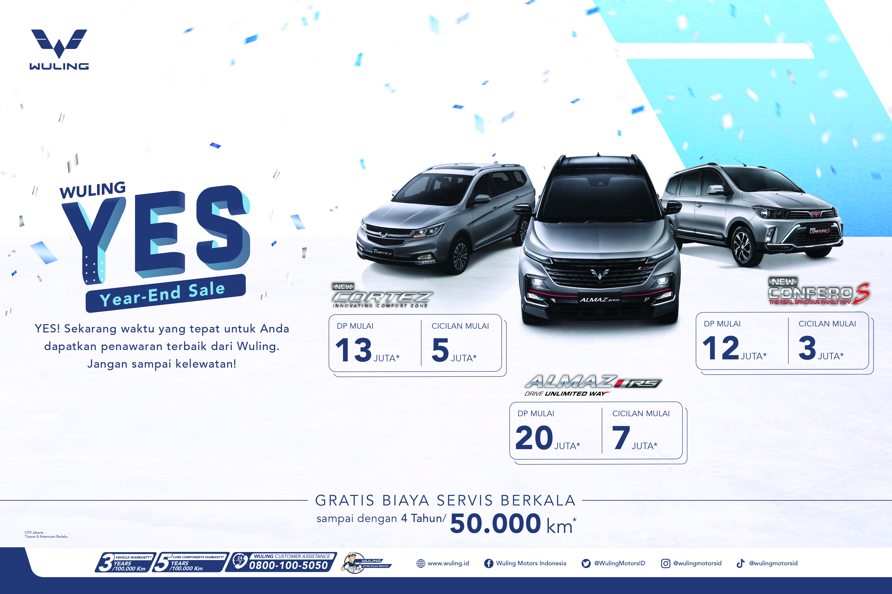 Image Wuling Holds Special Year End Sale (YES) Promo Throughout the End of This Year