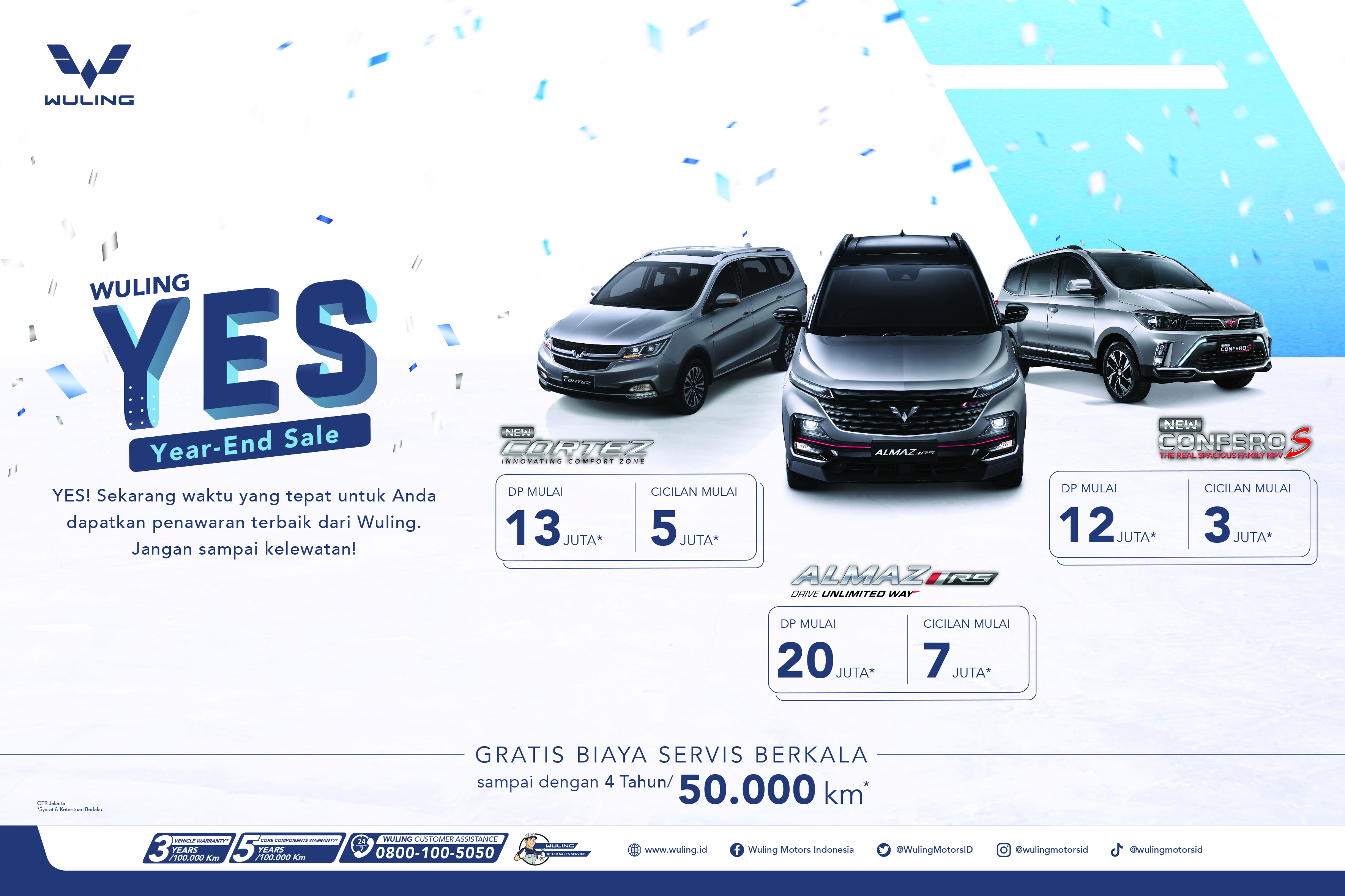 Image Wuling Gelar Promo Year End Sale (YES) Secara Spesial Sepanjang Akhir Tahun Ini