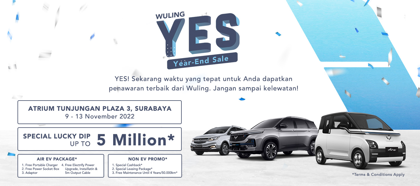 Wuling ‘YES (Year End Sale)’ Hadir di Surabaya