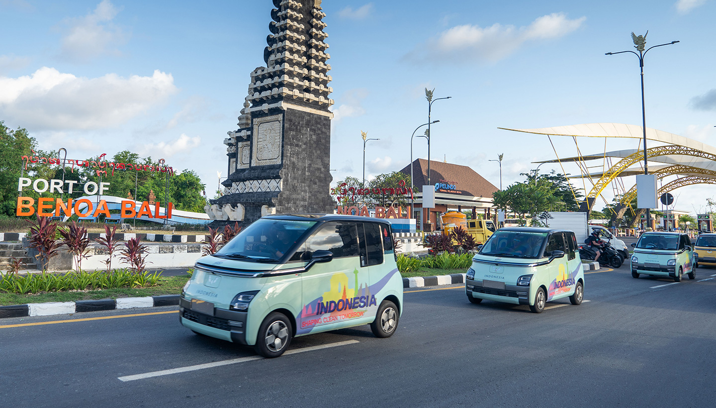 Image 300 Wuling Air ev as Official Car Partner G20 Has Arrived in the Island of the Gods