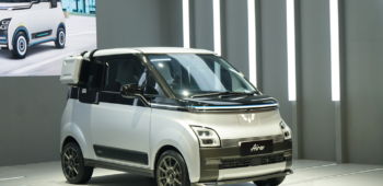 Image Wuling Tampilkan Dua Unit Special Display Kendaraan Listriknya, Air ev, di IIMS 2023