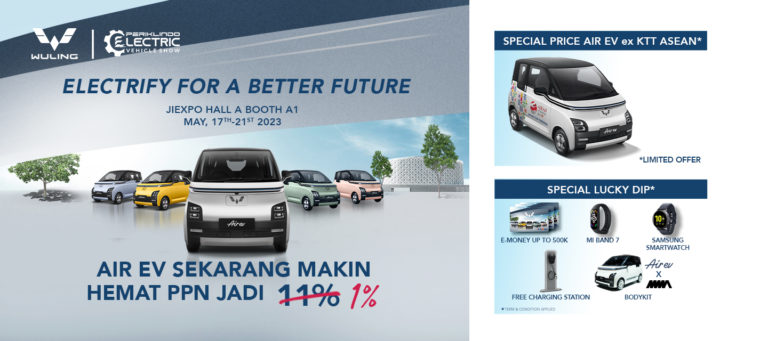 Image Wuling Air ev Kembali Meramaikan PEVS 2023!