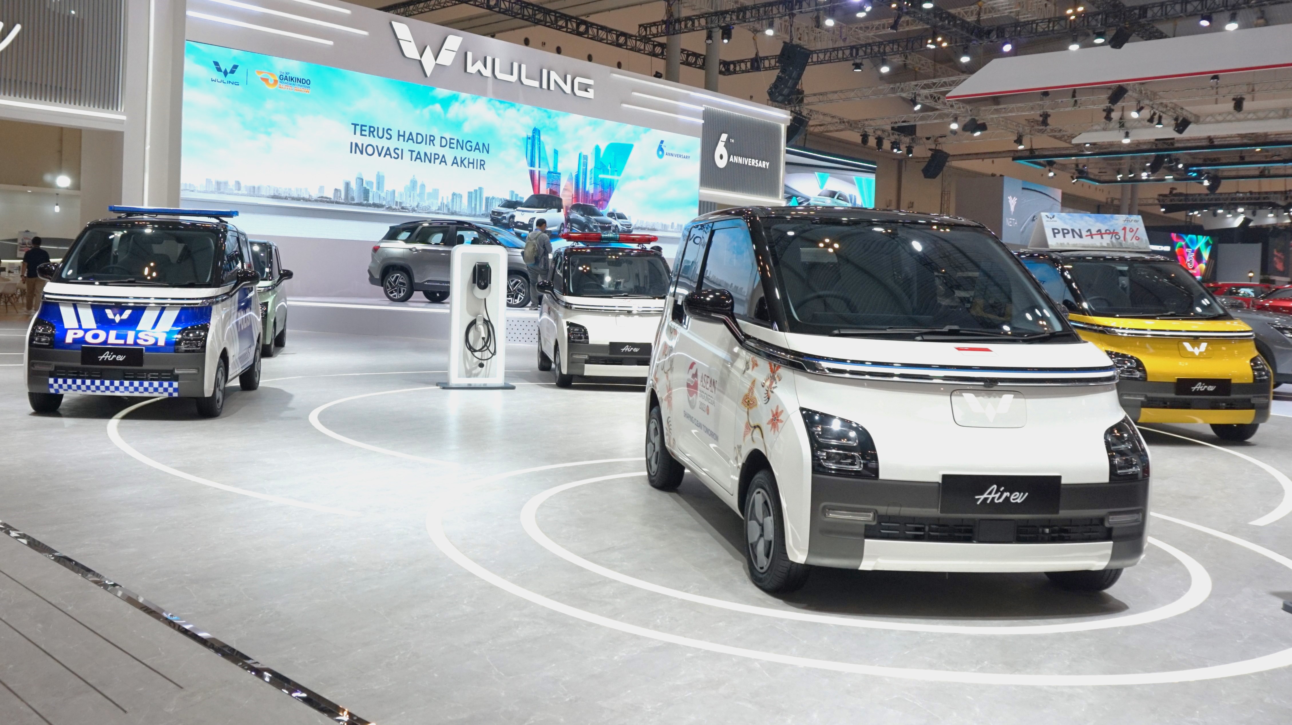 Image Wuling Menampilkan Beragam Special Display Air ev di ajang Pameran GIIAS 2023