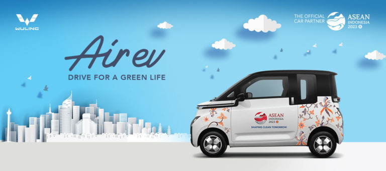 Image Wuling Air ev Menjadi Official Car Partner KTT ke-43 ASEAN 2023