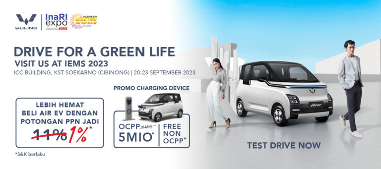 Image Wuling “Drive for A Green Life” Hadir di Pameran IEMS 2023