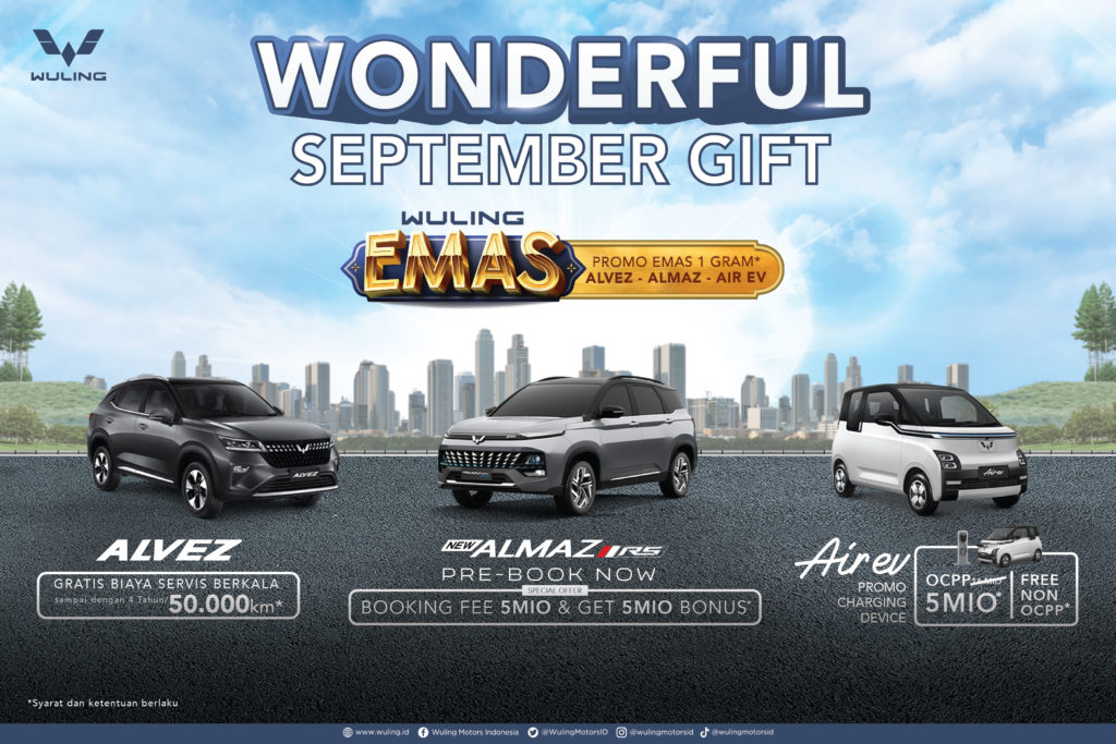 Wuling Holds 'Wonderful September Gift' Program that Applies Nationwide Wuling Holds 'Wonderful September Gift' Program that Applies Nationwide