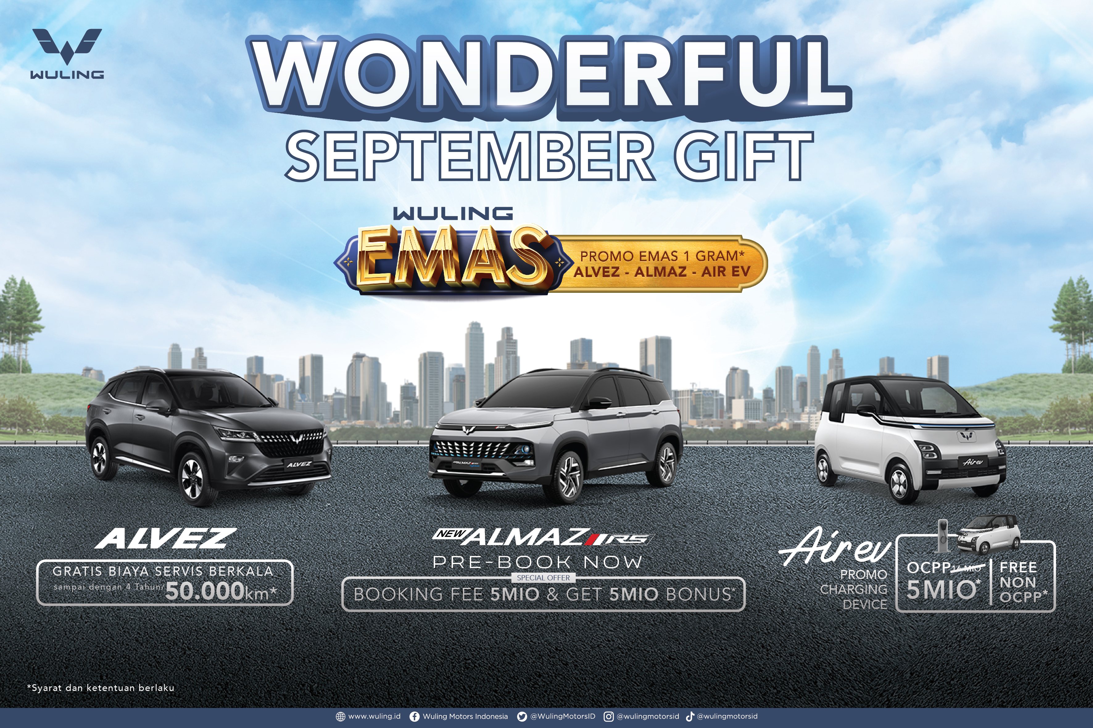 Image Wuling Holds ‘Wonderful September Gift’ Program that Applies Nationwide