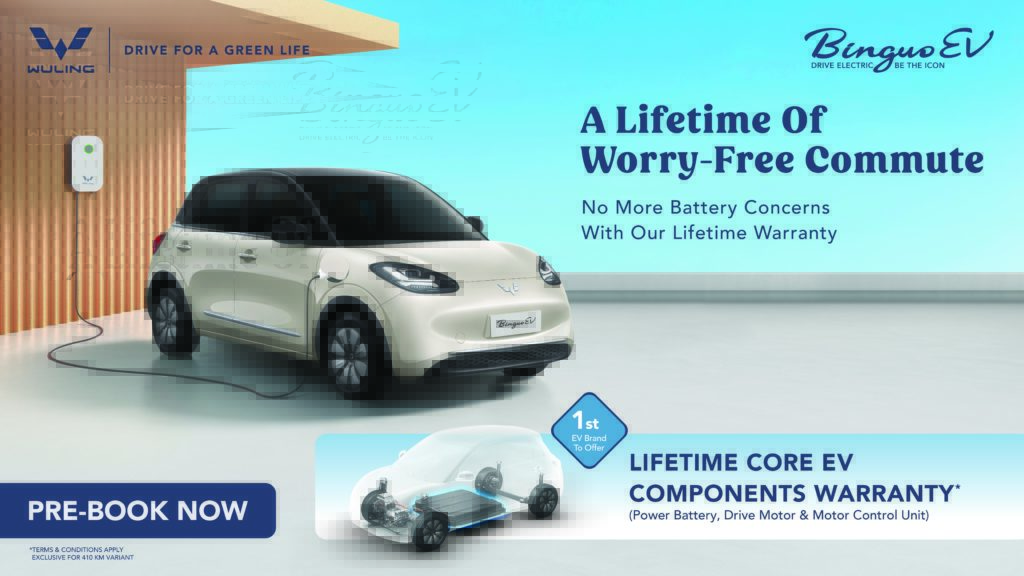 Wuling Presents Lifetime Core EV Component Warranty Program During Binguo EV Pre-booking Wuling Presents Lifetime Core EV Component Warranty Program During Binguo EV Pre-booking