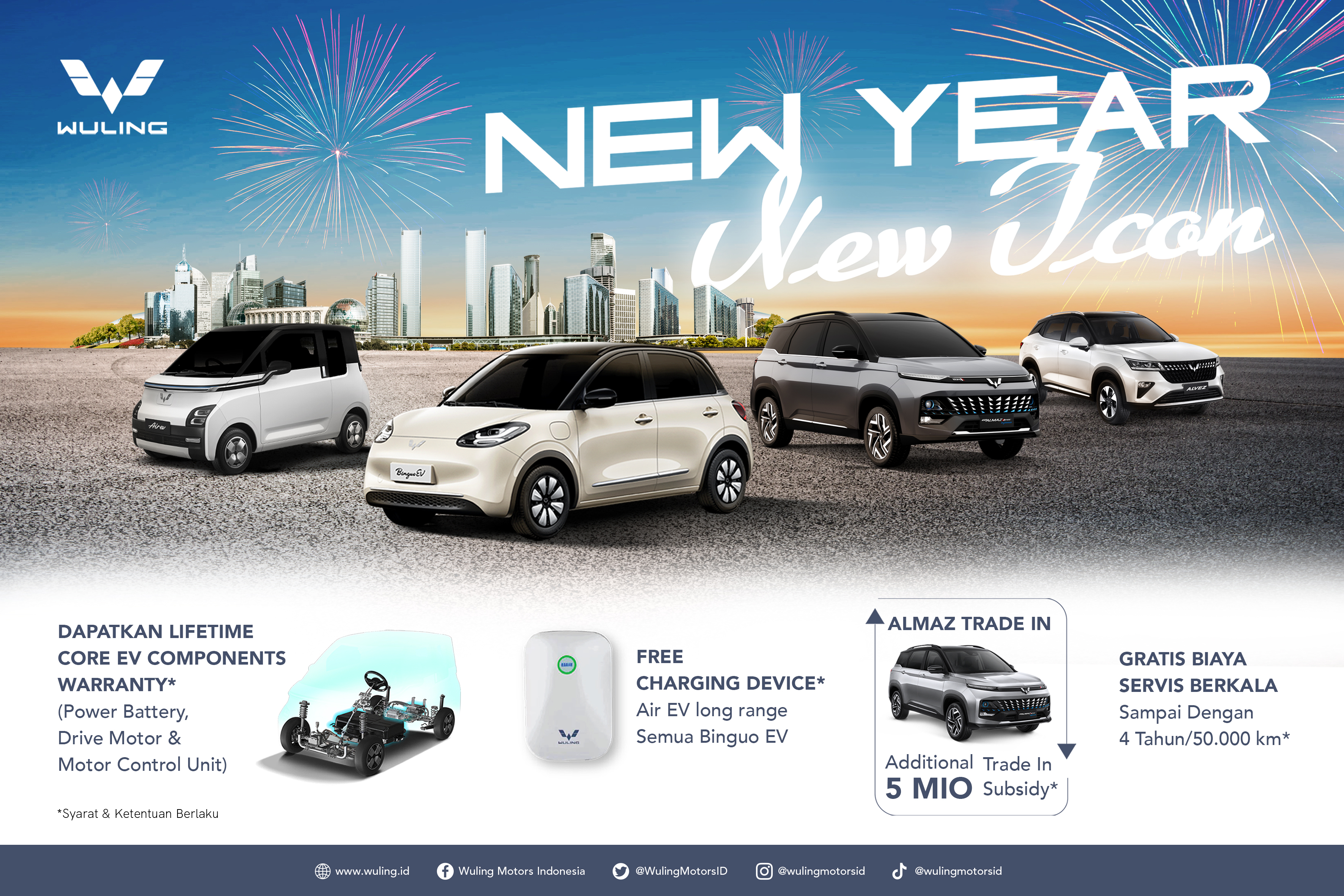 Image Wuling Welcomes New Year with Promo Program Titled ‘New Year, New Icon’