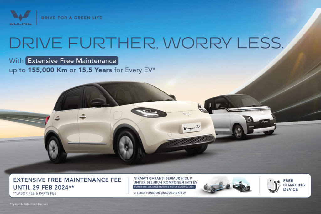 Wuling Adds EV Customers' Worry-Free Program with Extensive Free Maintenance Wuling Adds EV Customers' Worry-Free Program with Extensive Free Maintenance