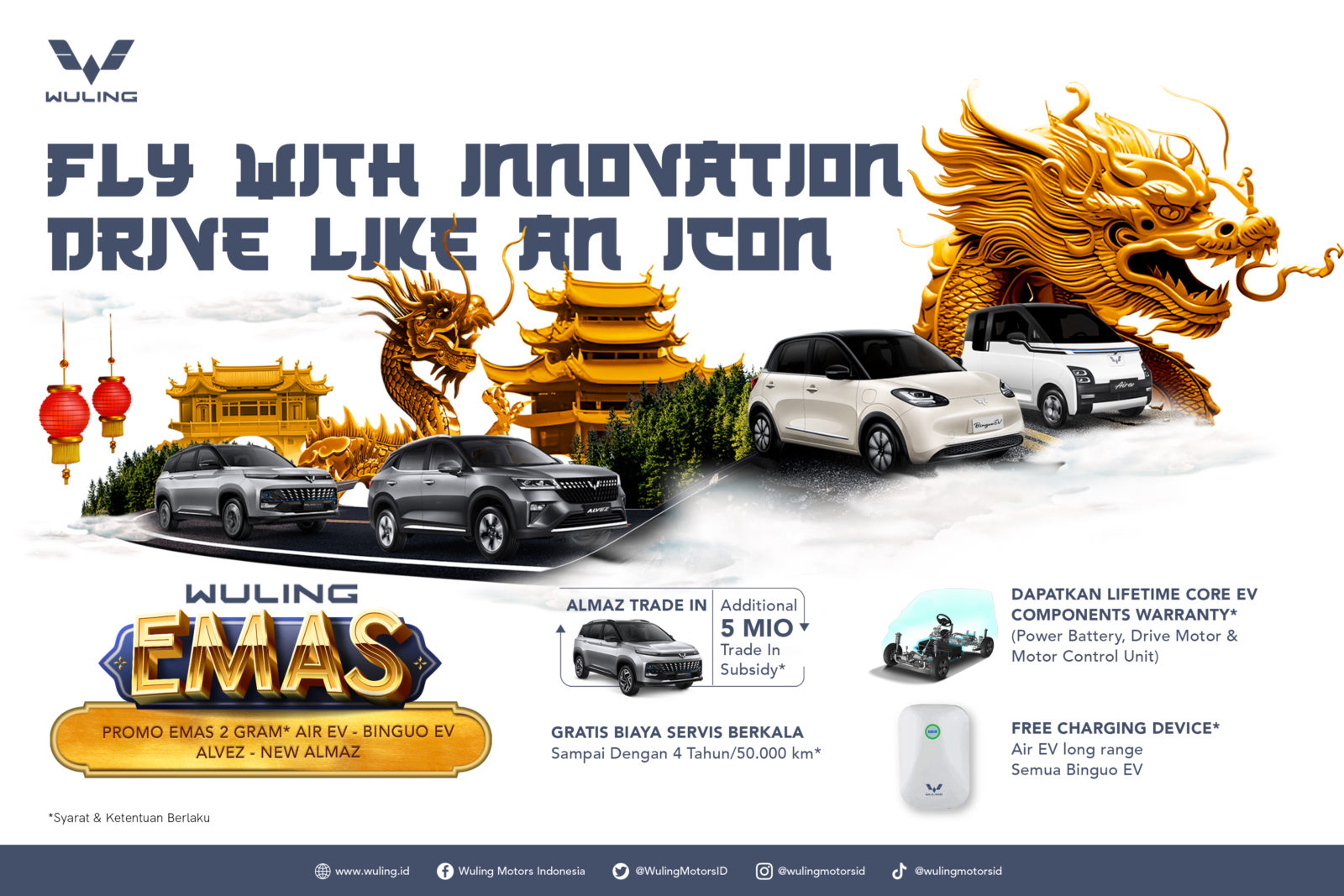 Image Wuling Meriahkan Februari Melalui Promo ‘Fly With Innovation, Drive Like An Icon’