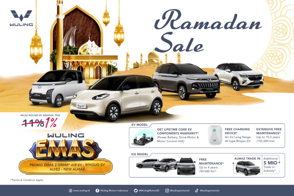 Wuling Welcomes the Holy Month with the 'Ramadan Sale' Program Wuling Welcomes the Holy Month with the 'Ramadan Sale' Program