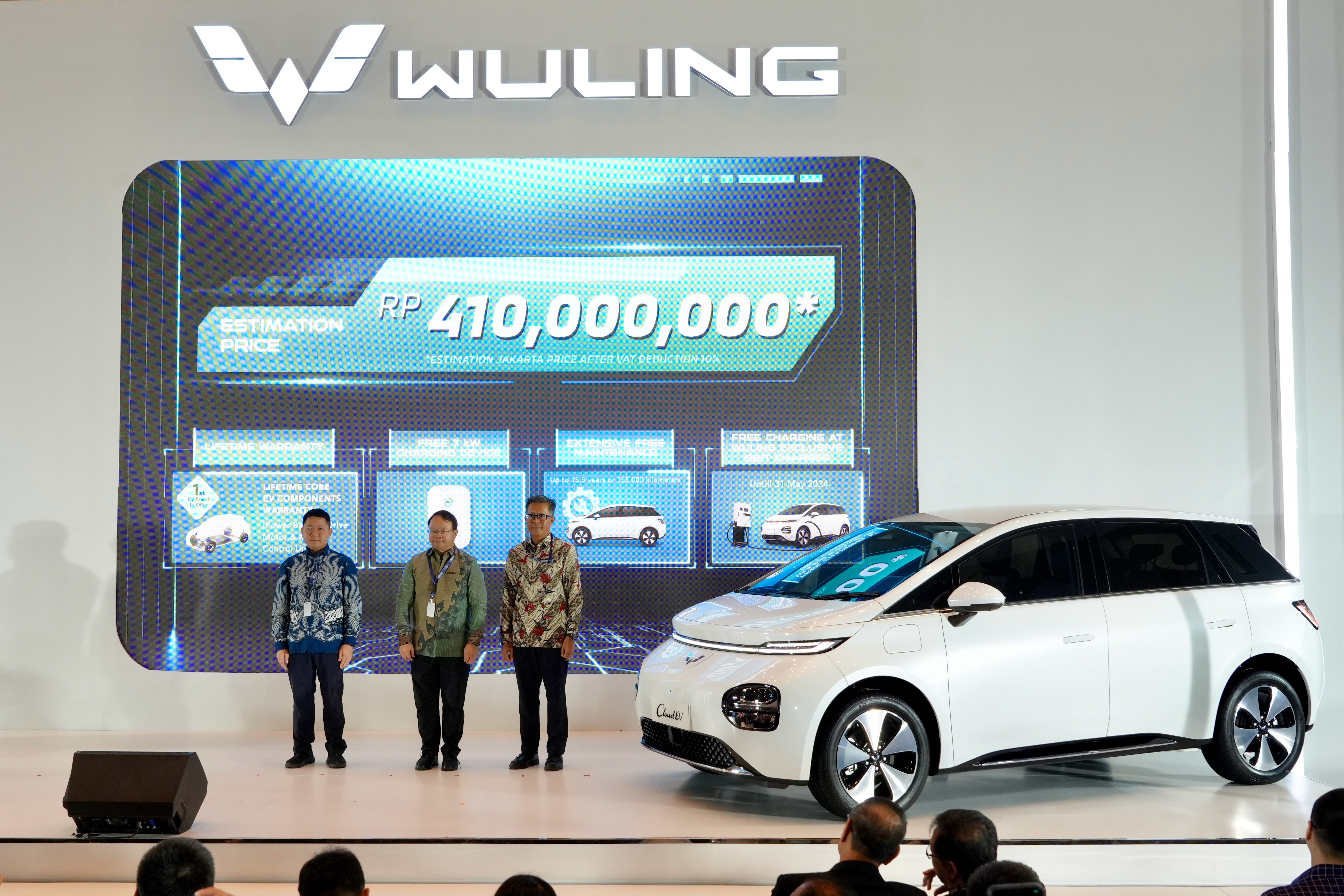Image Wuling Resmi Membuka Pemesanan Cloud EV di Ajang Periklindo Electric Vehicle Show 2024