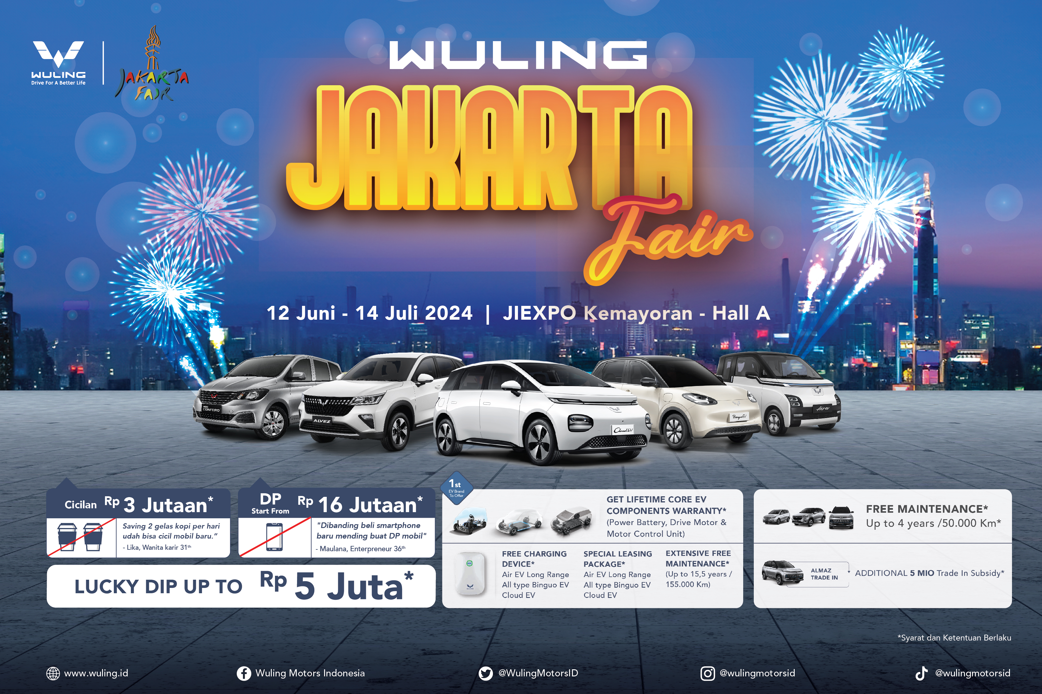 Image Wuling Membawa Rangkaian Produk Lengkap dan Promo Menarik di Jakarta Fair Kemayoran 2024