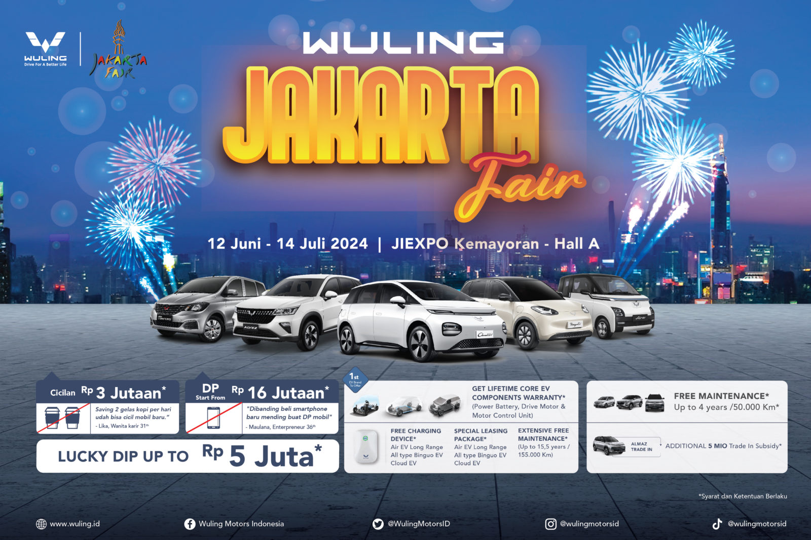 Image Wuling Brings a Complete Range of Products and Attractive Promos at the Jakarta Fair Kemayoran 2024