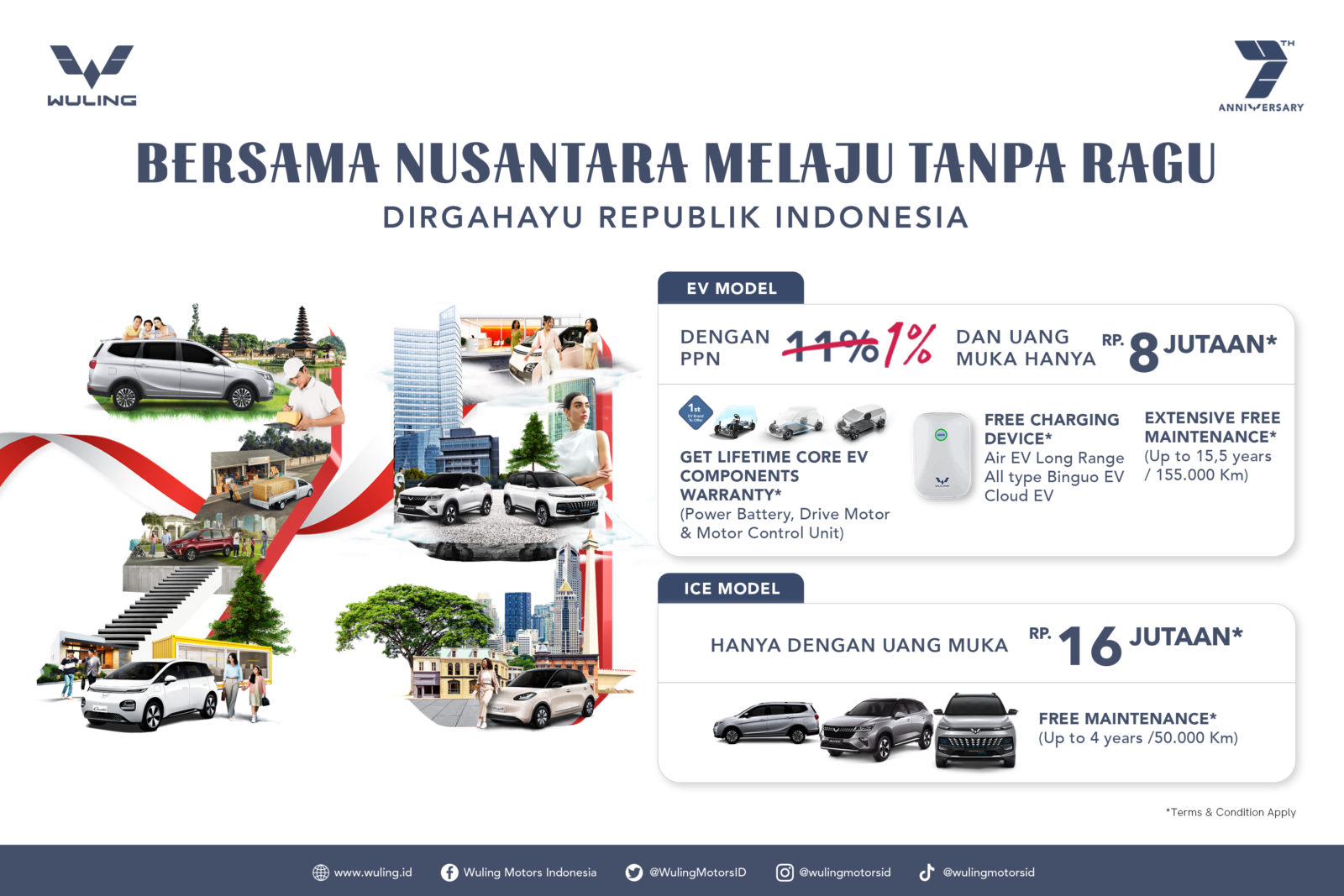 Image Rayakan Kemerdekaan Indonesia ke-79, Wuling Hadirkan Promo Spesial Secara Nasional