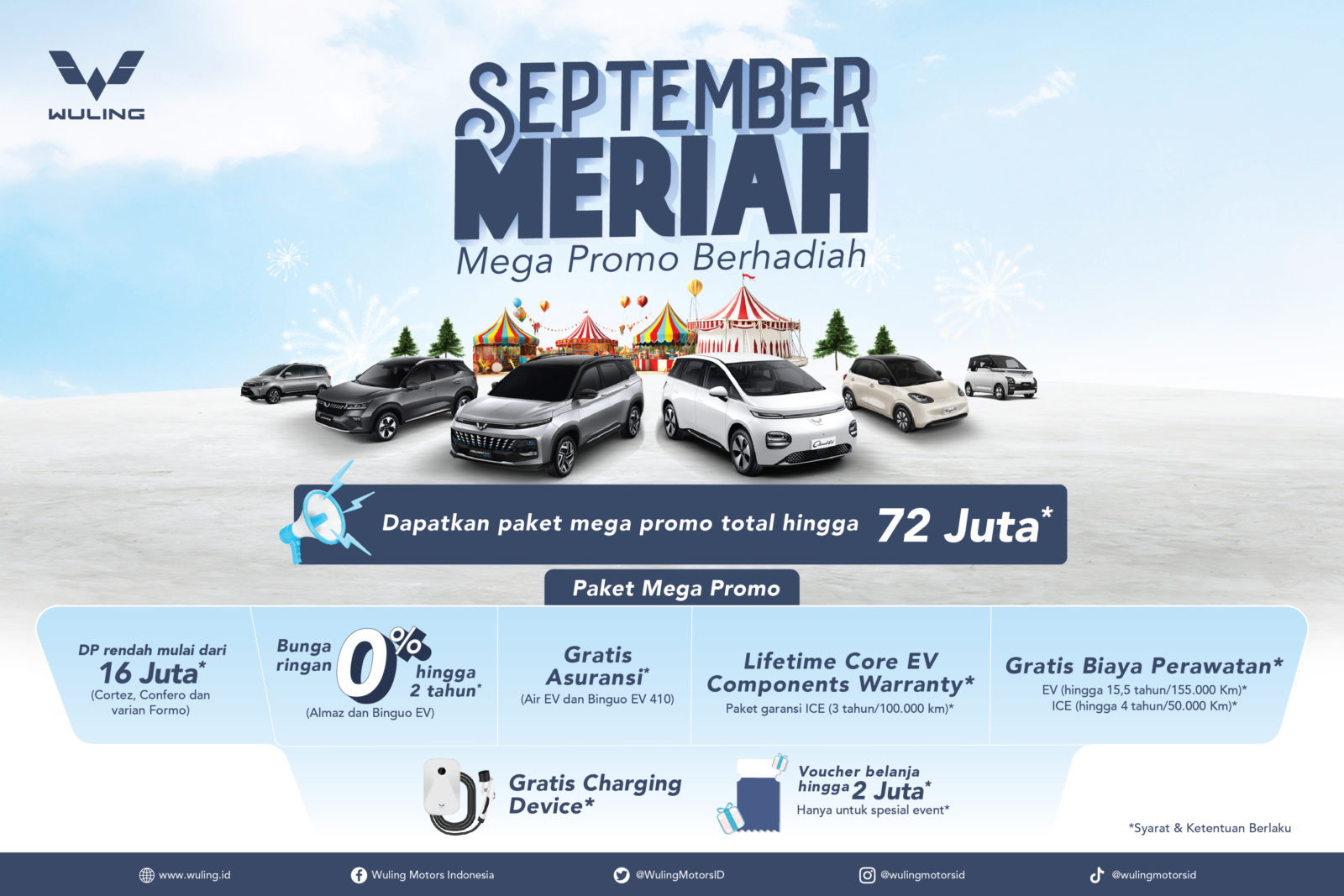 Image Ceriakan September dengan Promo Wuling “September Meriah” dan Berbagai Penawaran Menarik 