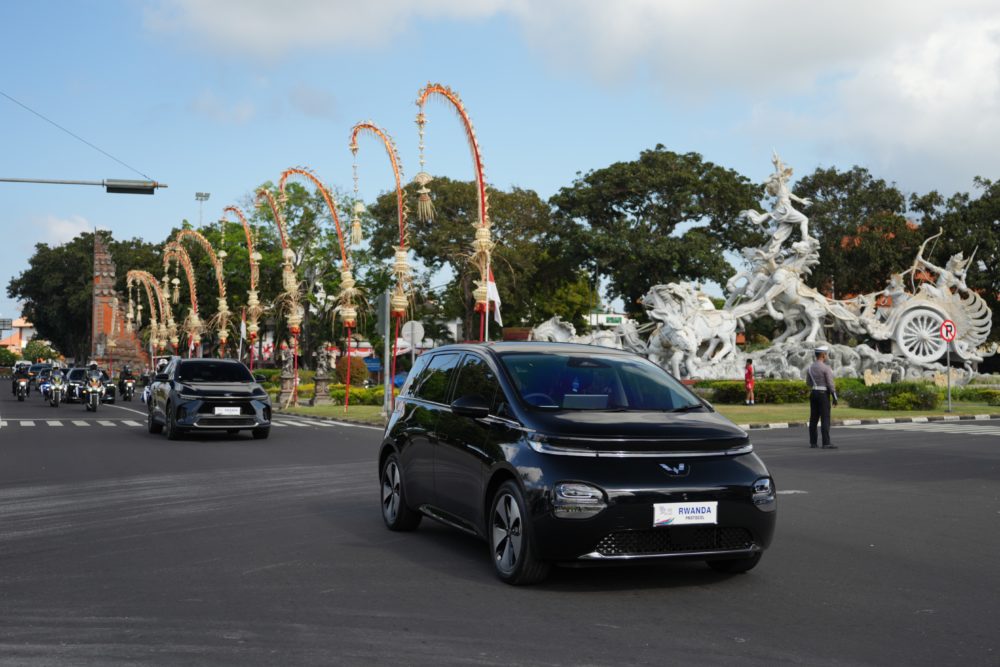 Wuling Cloud EV menjadi protokol dalam rangkaian VVIP dimulai dari penjemputan delegasi hingga kegiatan selesai 1000x667