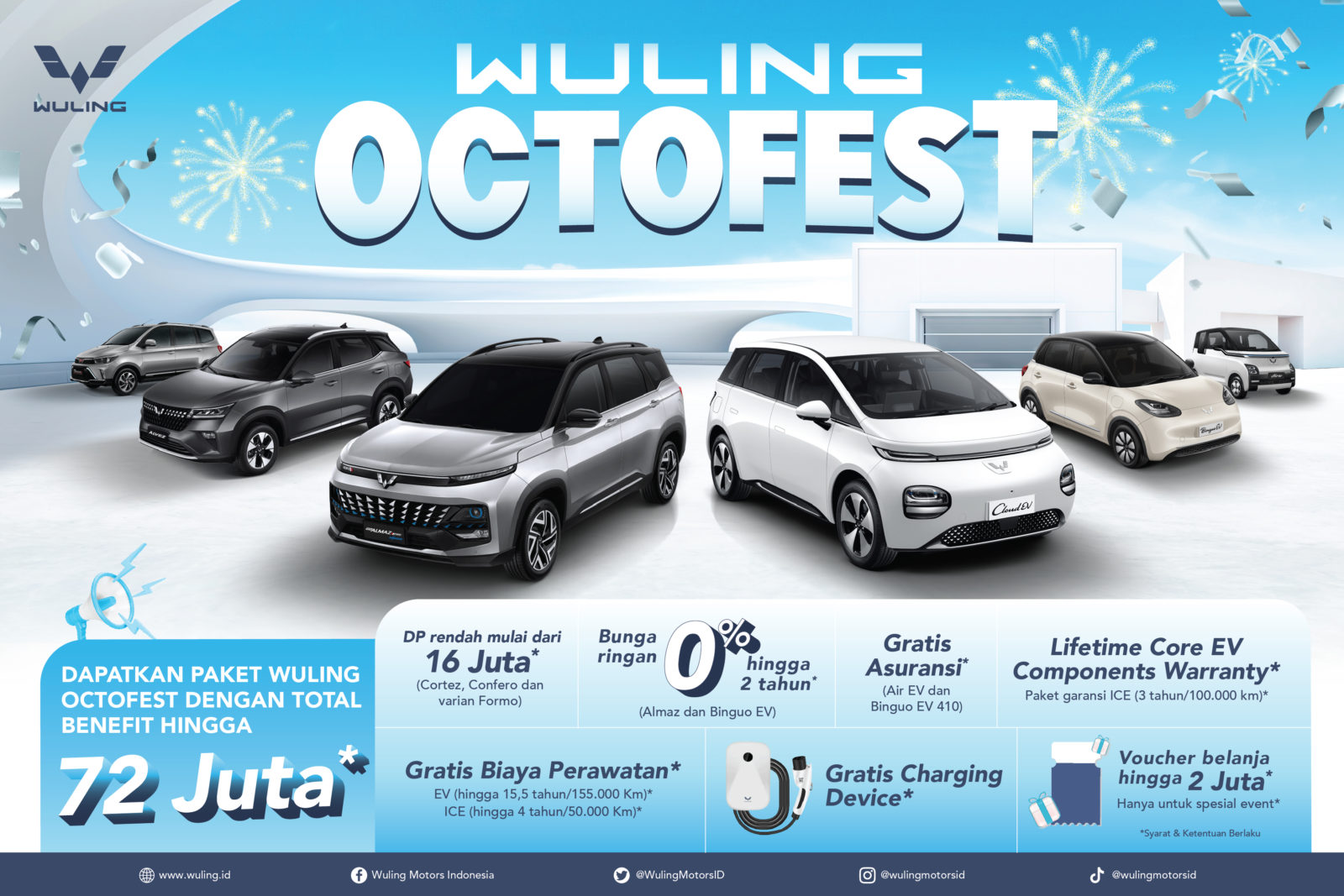 Image Wuling Octofest Menawarkan Beragam Promo Menarik Untuk Pembelian Selama Bulan Oktober