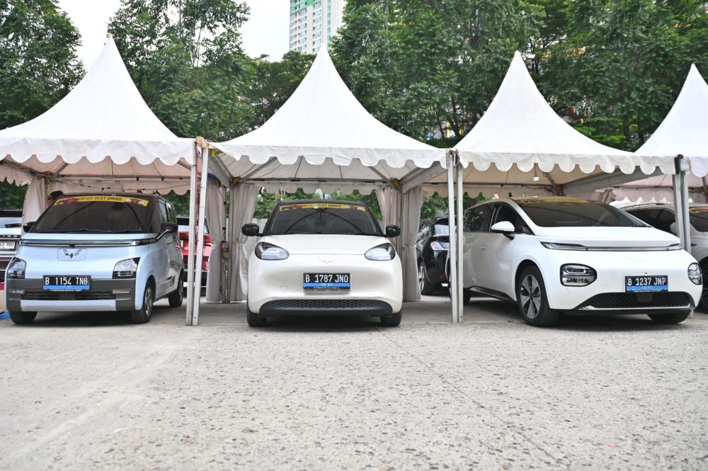 Tersedia 8 unit mobil Wuling di area test drive MUF GJAW 2024 1000x665