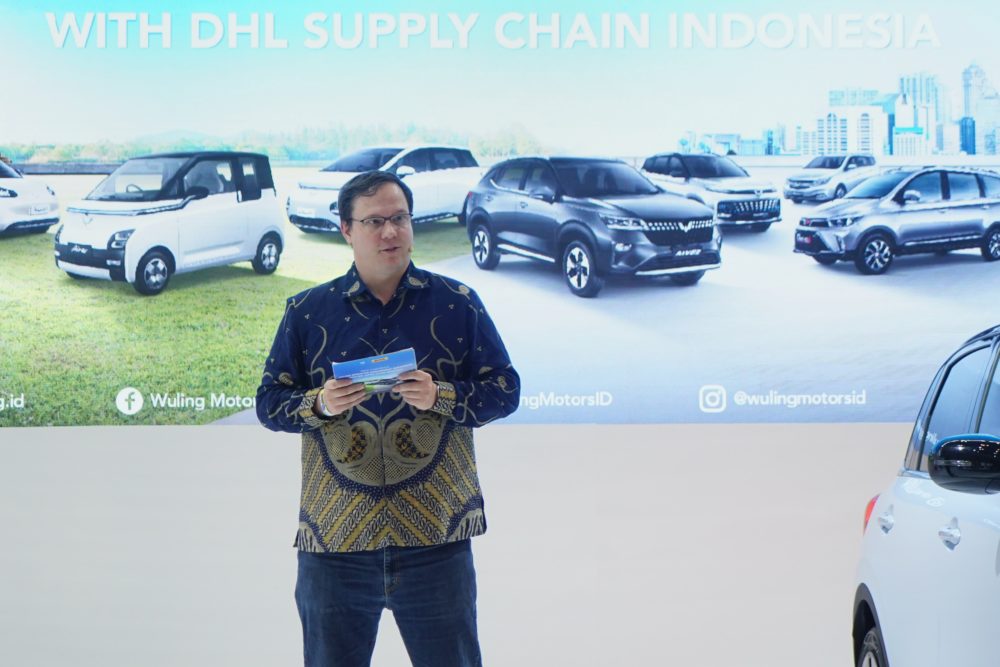 Sambutan dari Mr. Matthias Gehrsitz Managing Director DHL Supply Chain Indonesia 1000x667