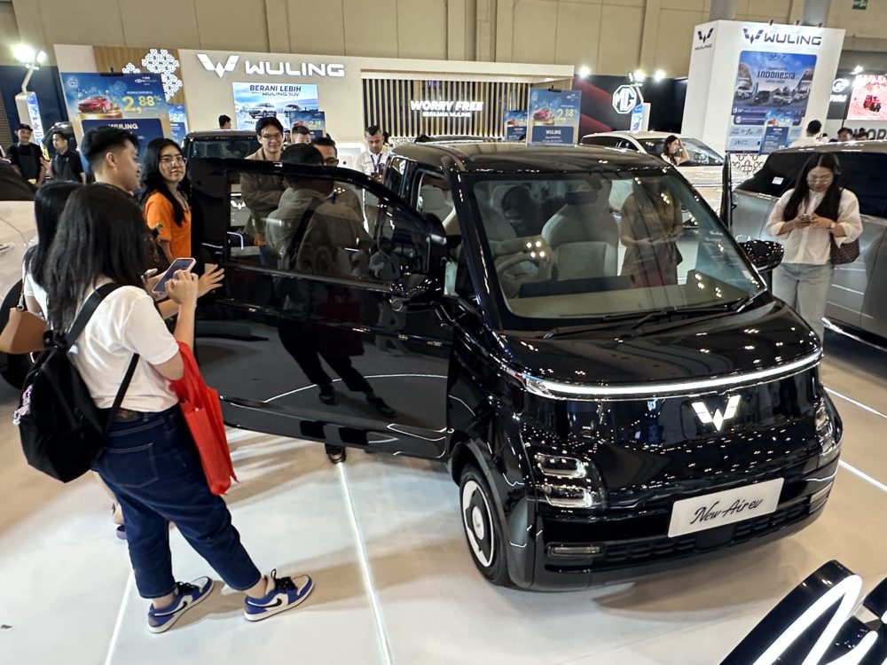 Wuling New Air ev Your Everyday Vehicle juga dapat dilihat langsung di BCA Expoversary 2025 1000x750