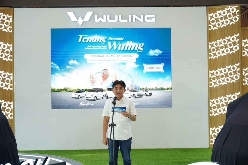 Kata sambutan dari Bayu Apriadi selaku Regional Sales Area Manager Wuling Motors 1000x667