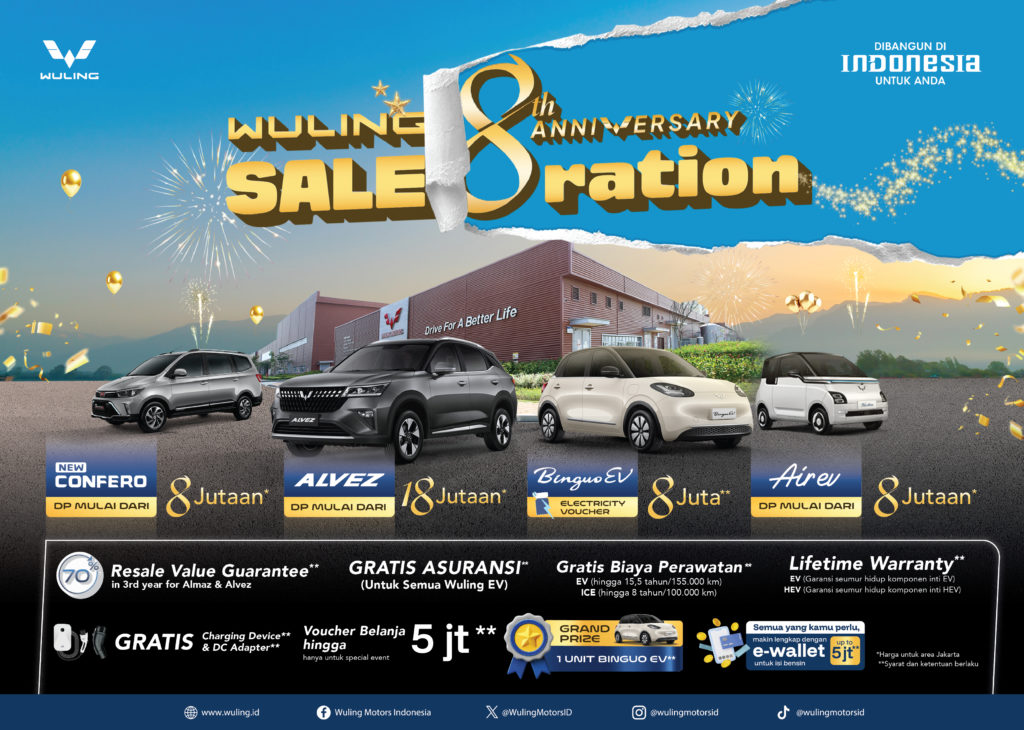 Image Welcoming the 8th Anniversary, Wuling Presents a Special Promotion and Mall Exhibition at Kota Kasablankar