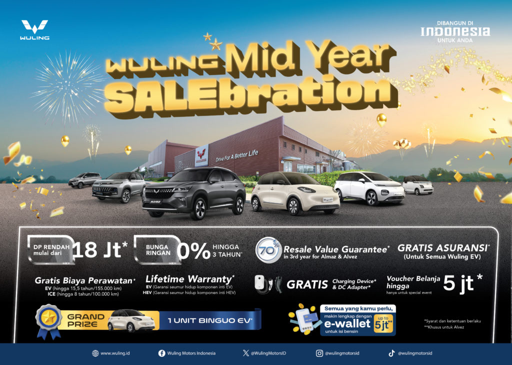 Image Sambut Bulan Juni, Wuling Membawa Serta Promo Istimewa Bertajuk ‘Wuling Mid Year SALEbration’r