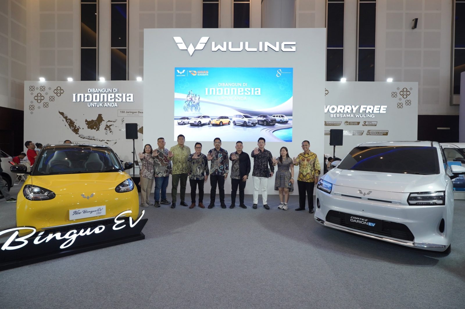 Image Wuling Berpartisipasi di GIIAS Surabaya Bersama New BinguoEV, Mitra EV, dan Cortez Darion