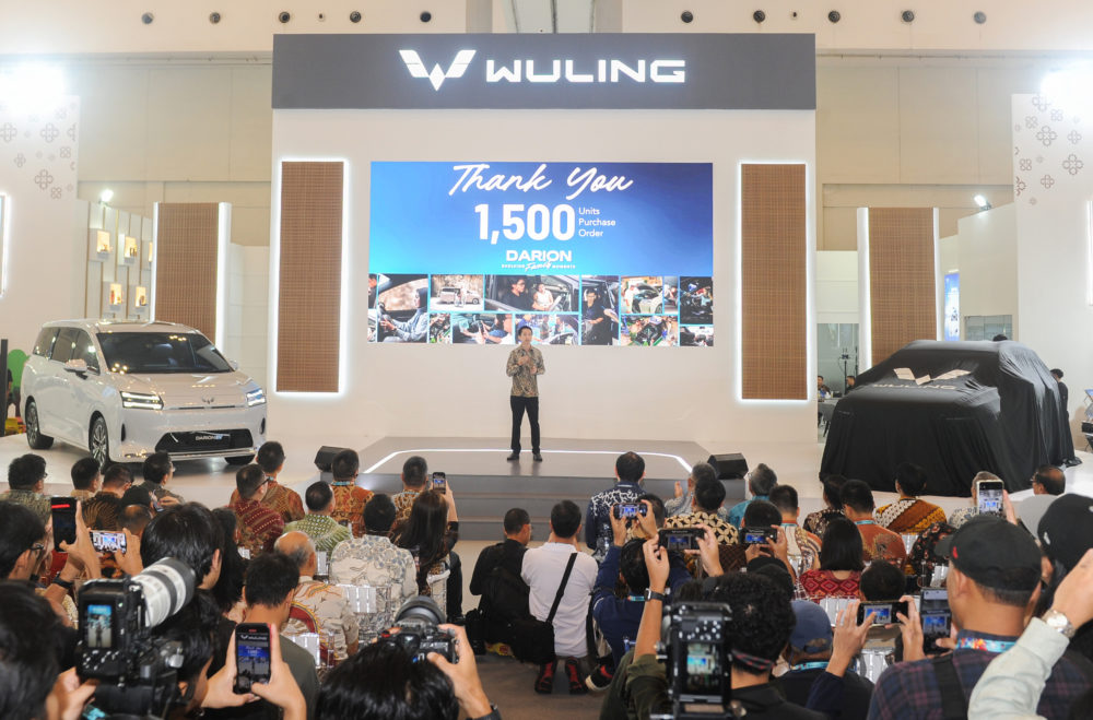 Hingga hari ini Wuling Darion EV dan PHEV telah dipesan oleh sebanyak 1.500 pelanggan 1000x659