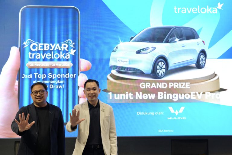 Image Wuling Persembahkan New BinguoEV Pro sebagai Hadiah Utama di Gebyar Traveloka 2025r