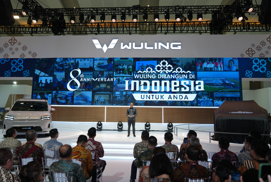 Image Wuling Mengusung Tema Wuling Dibangun Di Indonesia Dalam Partisipasinya di IIMS 2026r