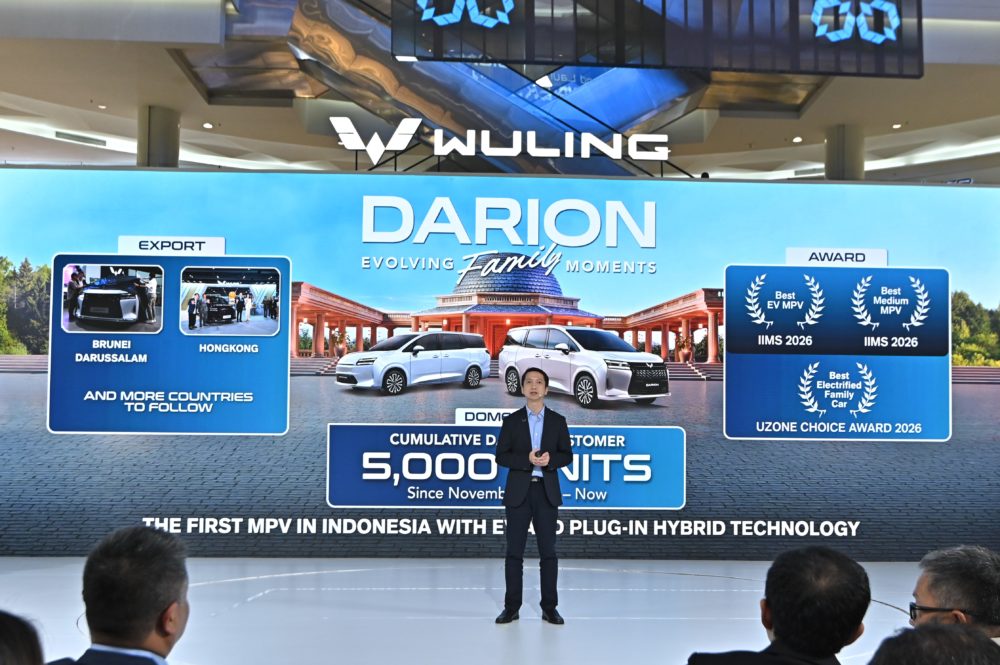 Darion telah mendapatkan pencapaian penjualan domestik sebanyak 5.000 unit sejak peluncurannya 1000x665