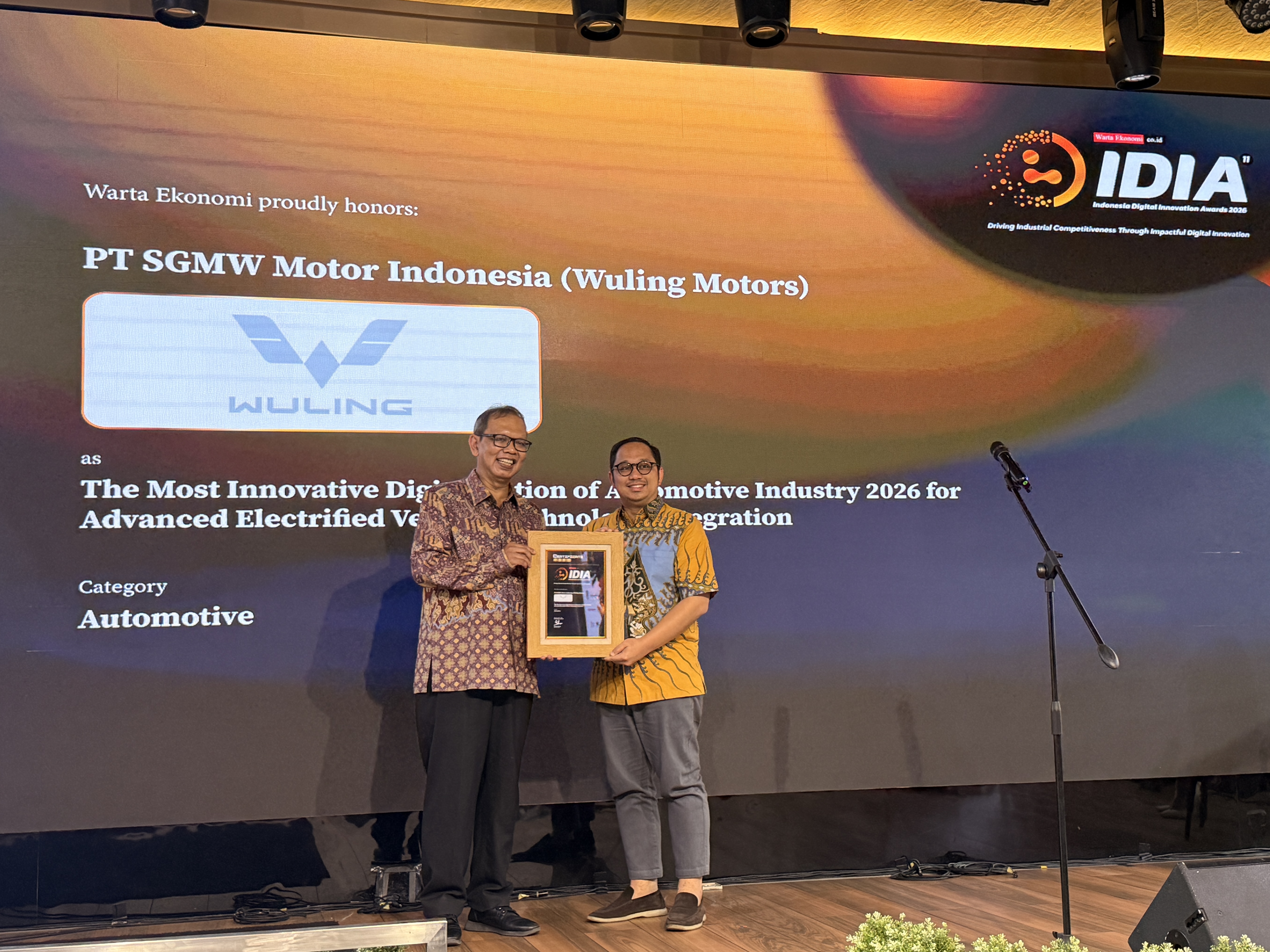 Image Wuling Receives Recognition at Indonesia Digital Innovation Awards (IDIA) 2026