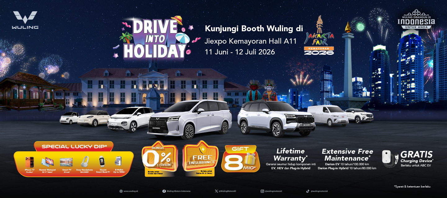 Isi Liburan Tengah Tahun Bersama Wuling di Jakarta Fair Kemayoran 2026