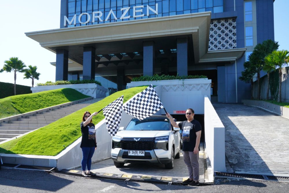 Rekan media otomotif memulai perjalanan dari Morazen Yogyakarta menuju Jakarta melalui rute Pangandaran Bandung dengan jarak sekitar 580 kilometer 1000x667