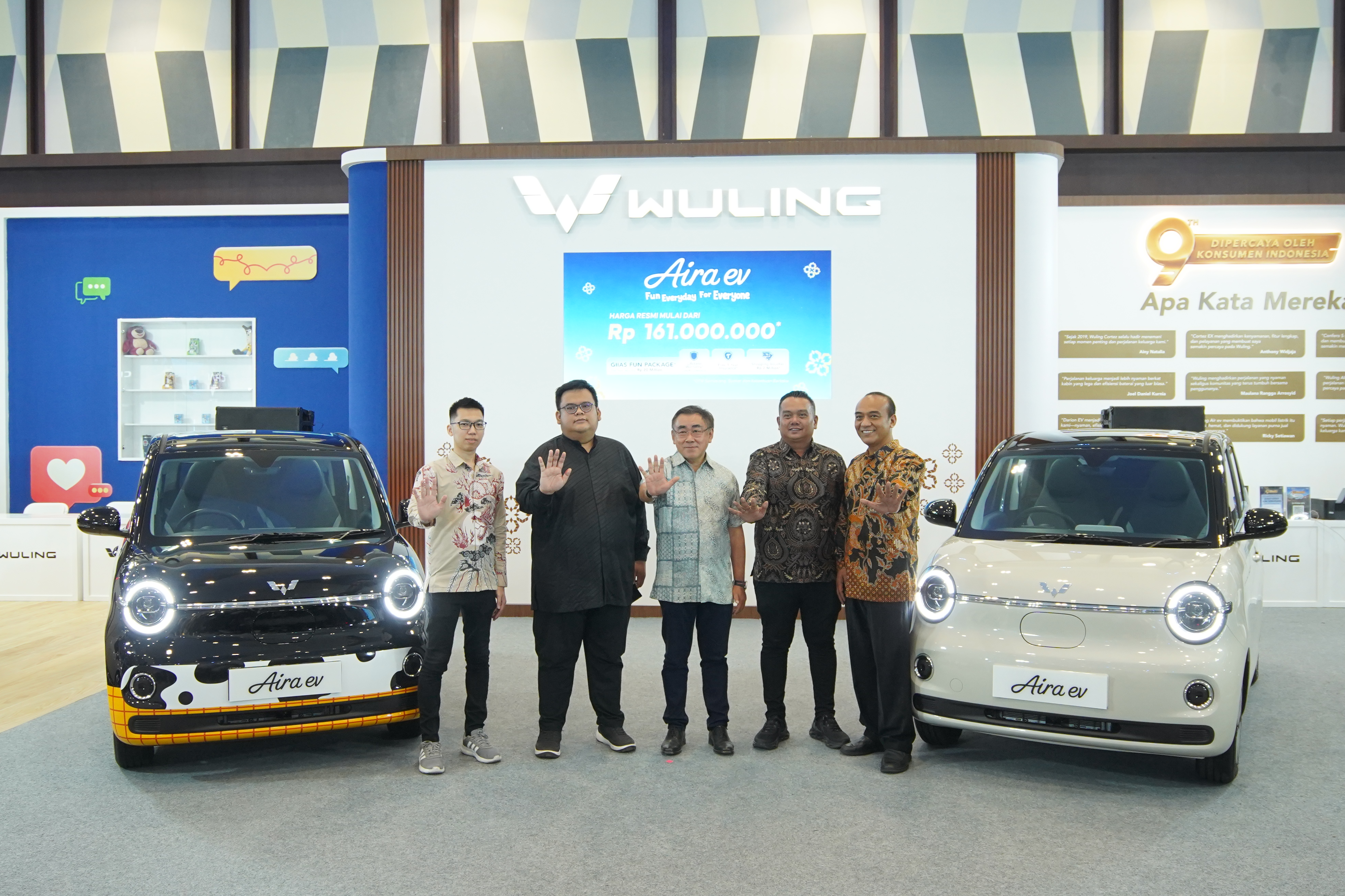 Image Wuling Enlivens GIIAS Semarang 2026, Presents the Aira ev and Various Electric Vehicle Options