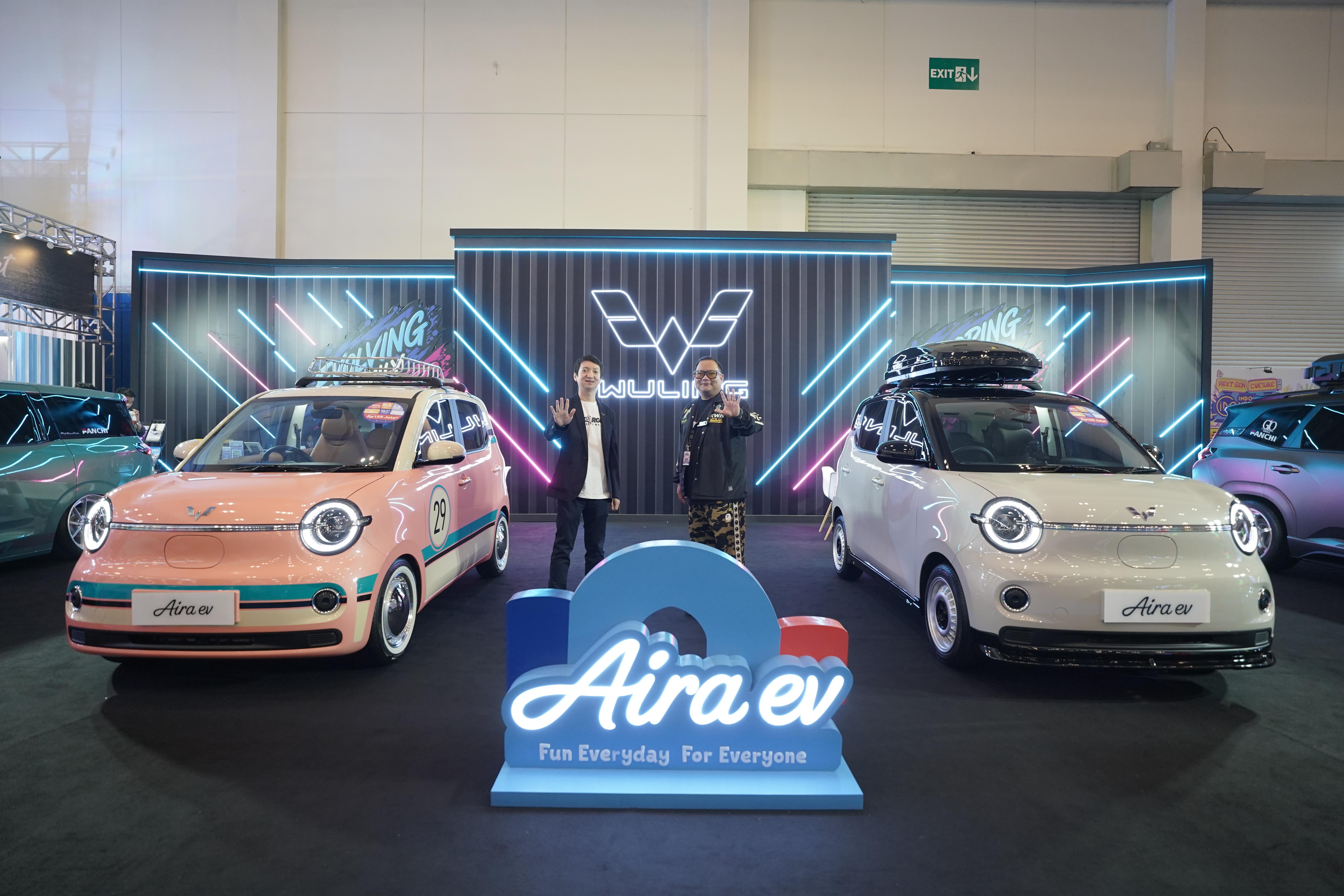 Image Wuling Tampilkan Personalisasi Darion, Eksion, dan Aira ev di IMX 2026